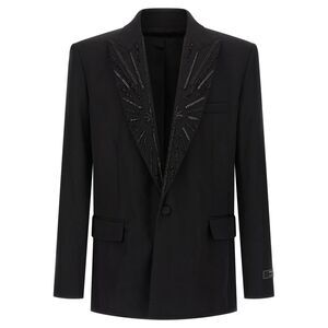 Balmain Men's Crystal Blazer
